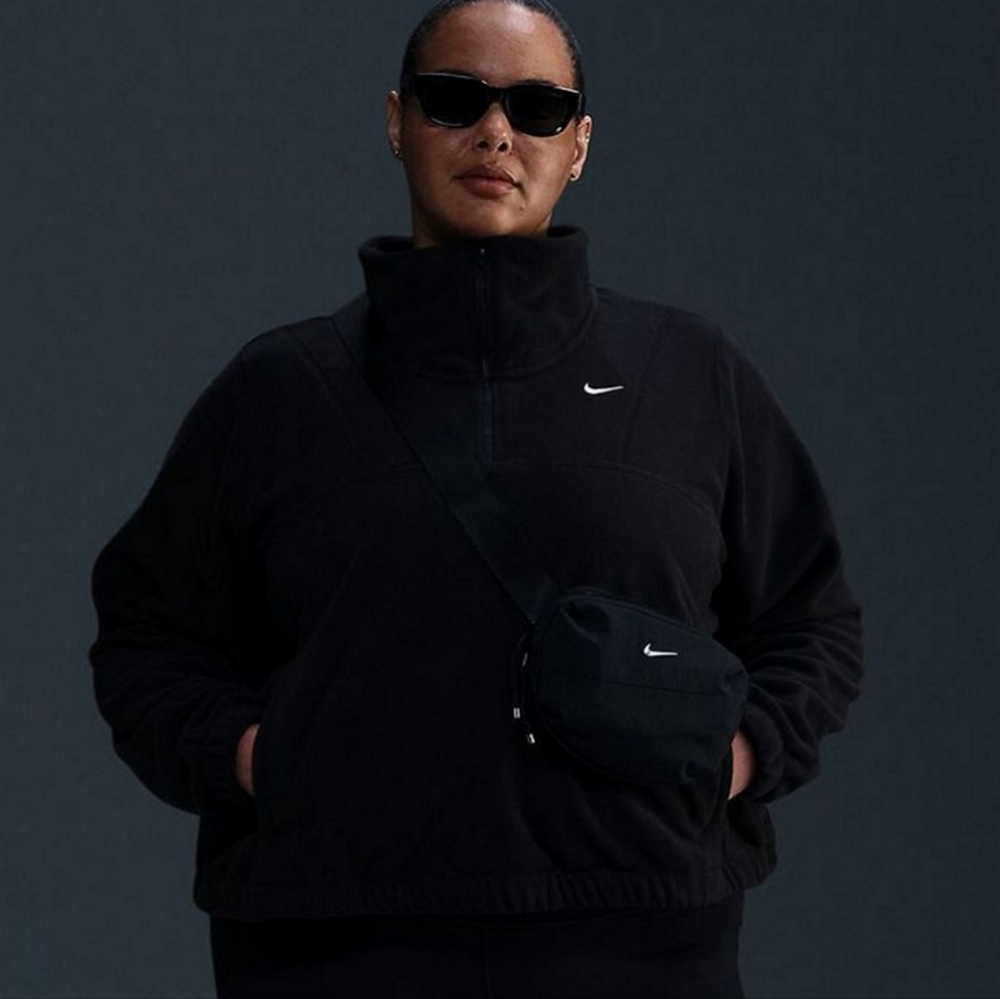 Nike Therma-Fit Oversized 1/2 Zip Fleece Top New With Tags - Picture 6 of 12